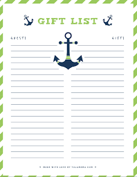 Choose a free printable baby shower thank you tag below. Party Games Printables 4 Less 0038 Gift Tracker Construction Baby Shower Printable Gift Checklist Guest Gift Printable Construction Gift List Party Favors Games