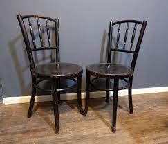 Antique Bentwood Cafe Chairs By Fischel Original 1900s Thonet Matching Pair Fischel Vintageretro Dining Chairs Kitchen Chairs Chair