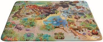 Kinderzimmer teppich grun dinosaurier dschungel real de. Spielteppich Soft Urzeit 130 X 180 Cm Kaufland De