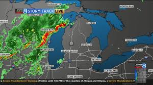 Severe thunderstorm watches and warnings have been issued for several counties in ne ohio. Thunderstorm Warnings Issued In West Michigan Youtube