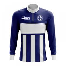 At the time, finland was an autonomous grand duchy of the russian empire.finland played its first international on 22 october 1911, as sweden beat the finns at the eläintarha stadium in helsinki.finland participated the 1912 summer olympics in stockholm, beating italy and the russian. Finland Concept Football Half Zip Midlayer Top Navy White Fruugo Ae