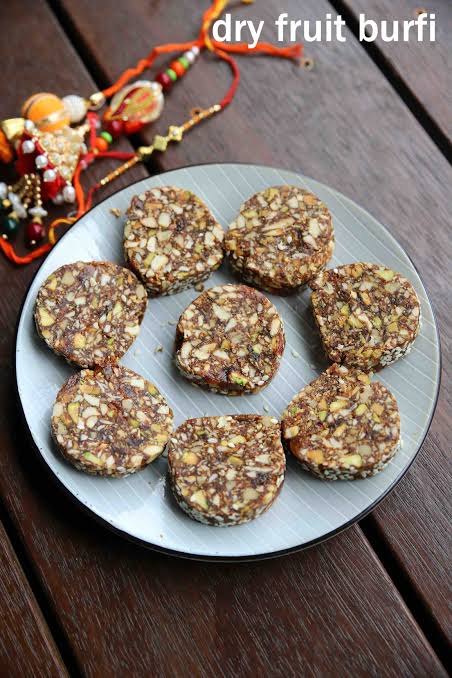 rakhi special dry fruit barfi 