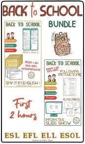 Get Ready For Back To School Would You Like Your Esl Efl Ell Students To Speak Only English In Class Esl Teaching Resources School Bundles Back To School