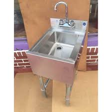 commercial single compartment bar sink