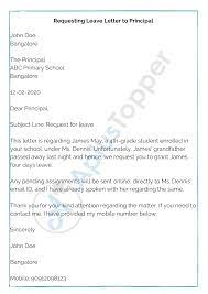 To begin your letter, you want to be formal and start with a proper address. Letter To Principal Format Sample And How To Write An Letter To Principal A Plus Topper