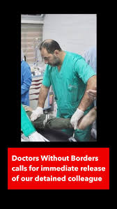 MSF calls for the immediate release of our detained colleague in Israel➡️,  Doctors Without Borders/Médecins Sans Frontières (MSF) is deeply  disappointed that Dr. Mohammed Obeid, a respected orthopedic ...