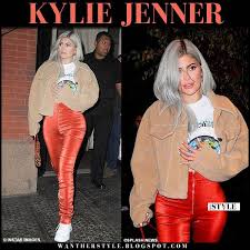 Kendall is inspired by sophisticated, classic silhouettes made sleek and contemporary; Kylie Jenner In Beige Teddy Jacket And Red Pants In Nyc On November 27 Kendall Jenner Modeling Kylie Jenner Red Pants