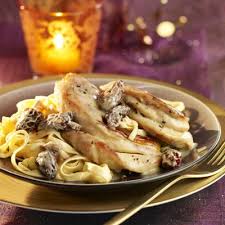 Fricassee De Chapon Aux Morilles Recettes Recette Plat Noel Chapon Aux Morilles Recettes De Cuisine