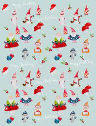 Add these printable christmas popcorn wrappers to a package of microwave popcorn for a small gift for teachers, mail carriers, neighbors, etc. Free Printable Christmas Gift Wrap