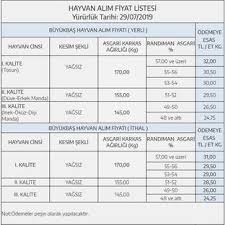 Esk Buyukbas Hayvan Alim Fiyatlarini 2 Tl Artirdi Bloomberg Ht