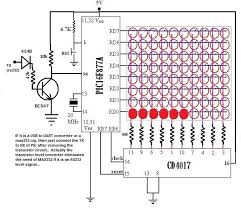 led dot matrix display with software pwm using pic16f877a src avrprojects1 blogspot engenharia eletronica circuito eletronico engenharia eletrica
