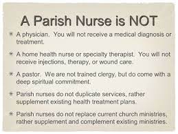 Parish Nursing At Community In Christ What The Parish Nurse And Health Ministry Team Has To Offer You Penny Zimmerman Rn Msn January 19 Ppt Download