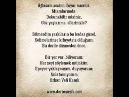 Orhan Veli Kanik Anlatamiyorum Fon Muzik Ile Youtube