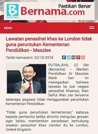 Dalam rangka menyambut hari guru nasional 2018, menteri pendidikan dan kebudayaan memberikan sebuah pidato pada upacara hari guru atas nama pribadi dan pemerintah, saya menyampaikan ucapan selamat kepada semua guru dan tenaga kependidikan indonesia, baik yang. Lapan Sebab Menteri Pendidikan Bengang Dengan Wan Saiful Pengerusi Ptptn