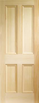Bayer built's panel door selection includes oak, maple, knotty pine, hemlock, poplar and more. Edwardian 4 Panel Internal Vertical Grain Clear Pine Door