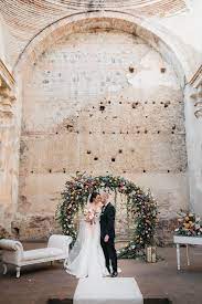 A Little Color Went A Long Way In This Elegant Antigua Destination Wedding At Convento Santa Clara Junebug Weddings Destination Wedding Destination Wedding Images Winter Wedding Destinations