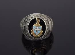 Ending tuesday at 6:51pm pst 2d 15h. Sigma Chi Fraternity Ring Sterling W 10k Gold Shield Eagle On Onyx By Prairielandart From Prairieland Art Antiques Of Glenview Il Attic