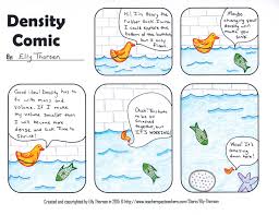 Fun Density Comic For Middle School Science Middle School Science Resources Density Worksheet Middle School Science Projects