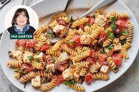 In a large pot bring water and 1 tablespoon of salt to a boil. Ina Garten Just Taught Me The Secret To The Best Ever Pasta Salad In 2021 Best Ever Pasta Salad Pureed Food Recipes Salad Side Dishes