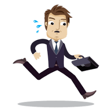 Businessman Running Late Cartoon Latest Cartoons Office Cartoon Cartoon