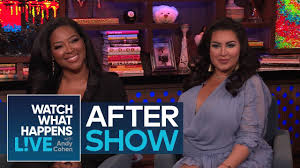 After Show Is Mj Javid Friends With Past Shahs Stars Wwhl Youtube Liam Neeson Kenya Moore Tina Fey