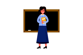 Download Illustration Of Female Teacher Svg Cut File By Creative Fabrica Crafts Creative Fabrica SVG Cut Files