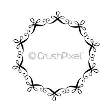 Maybe you would like to learn more about one of these? Round Calligraphic Vector Wedding Frame Wreath With Place For Text Stock Vector Crushpixel