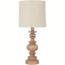 Mainstays Washed Wood Table Lamp Walmart Com Table Lamp Wood Table Lamp Wood Table