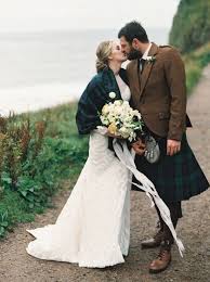 Elegant Cliff Top Ceremony In Scotland Scottish Wedding Dresses Tartan Wedding Wedding Venues Scotland