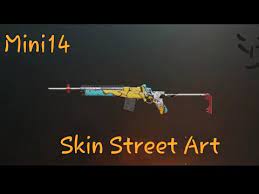 Pubg Mobile Skin Street Art Mini14 Rp1 Youtube