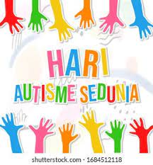 Als ouder zie je meestal wel dat een kind met autisme ietsje anders. Hari Autisme Sedunia Translation World Autism Stock Vector Royalty Free 1684512118