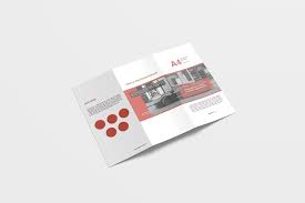 A4 Trifold Brochure Mockup Trifold Brochure Brochure Mockup Free Brochures Mockups