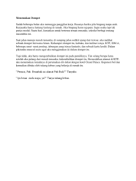 Ini ulang tahunnya yang pertama tanpa ibu bapak, pak, kata dito. Cerpen Mengandung Tanpa Rela Sal Kaa