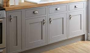 The shaker style with the boxy handles is modern, especially in south florida, but i am worried that it may go out of style soon. Kitchen Kitchen Handles On Shaker Cabinets With Carisbrooke Taupe Fr Kitchen Cabinet Door Styles Replacement Kitchen Cabinet Doors Replacing Kitchen Cabinets
