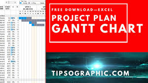 Subscribe to excel help desk. Project Plan Gantt Chart Template For Excel Free Download Tipsographic