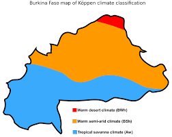 Key facts about burkina faso. Burkina Faso Map Of Koppen Climate Classification Burkina Map Burkina Faso