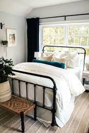Before starting your bedroom makeover, ask yourself what budget range you want to stick with. Easy Bedding Idea And Curtain Panel Tips Bedroom Makeover Nesting With Grace Cheap Home Decor Bedroom Makeover Bedroom Inspirations
