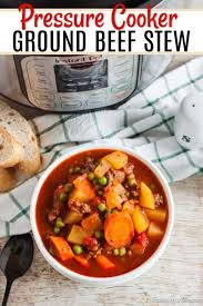 Instant Pot Ground Beef Stew Recipe Eating On A Dime Ground Beef Stew Recipes Beef Stew Recipe Easy Beef Stew Recipe