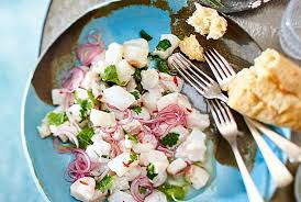 Klassische Ceviche Aus Kabeljau Rezept Lecker