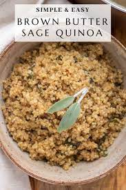 Brown Butter Sage Quinoa Wine A Little Cook A Lot Recipe Quinoa Recipes Side Dish Quinoa Recipes Dinner Side Dish Recipes Easy