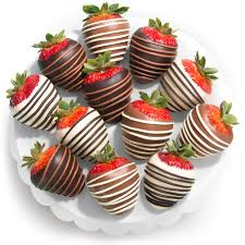 People think chocolate dipped strawberries are fancy food. Amazon Com Chocolate Covered Strawberries 12 Dark Milk White Delight Grocery Gourmet Food