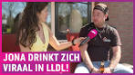 Zuiplap Jona held na dronken tv-dates! - YouTube