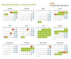 Wann sind ferien in nrw? Ferien Nordrhein Westfalen 2015 Ferienkalender Zum Ausdrucken