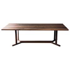 Liberty Trestle Table In Walnut By Hopes Woodshop In 2020 Farm Dining Table Oval Table Dining Slab Dining Tables