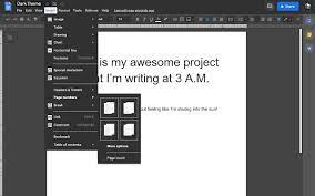 If you haven't got it yet then don't worry, this feature is rolling out to the g suite. Google Docs Dark Mode