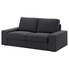 Homcom divano 2 posti compatto in tessuto con gambe in legno, arredamento moderno per casa e ufficio, grigio, 114x57x70cm. Kivik Divano A 2 Posti Hillared Antracite Ikea It