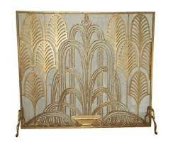 Trocadero Fireplace Screen Mesh Back Italian Gold Finish Art Deco Ebay Make sure your search words are spelled correctly.