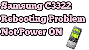 Samsung C3322 Rebooting Problem/Not ...