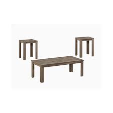 Oak coffee table set can offer you many choices to save money thanks to 25 active results. Driftwood Oak Wood Finish Traditional 3 Piece Coffee Table Set With 2 End Tables And Coffee Table Best Buy Canada