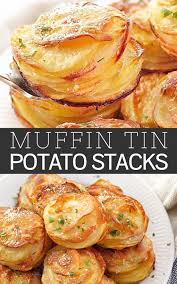 Cheesy Mini Gratin Dauphinois Potato Stacks Chef Not Required Recipe Recipes Food Potato Stacks
